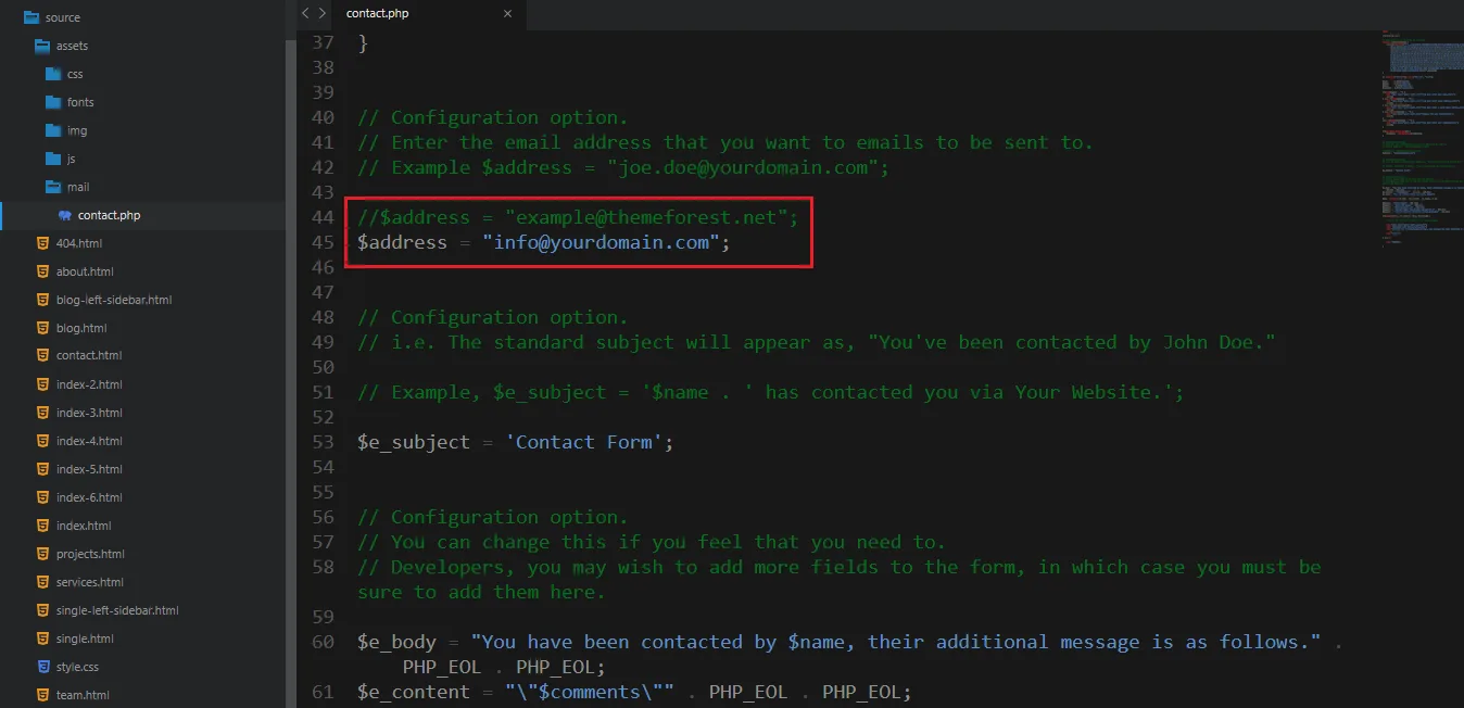 1. Modify your email here to receive emails from contact for - igame